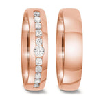 Partnerring 750/18 K rött guld