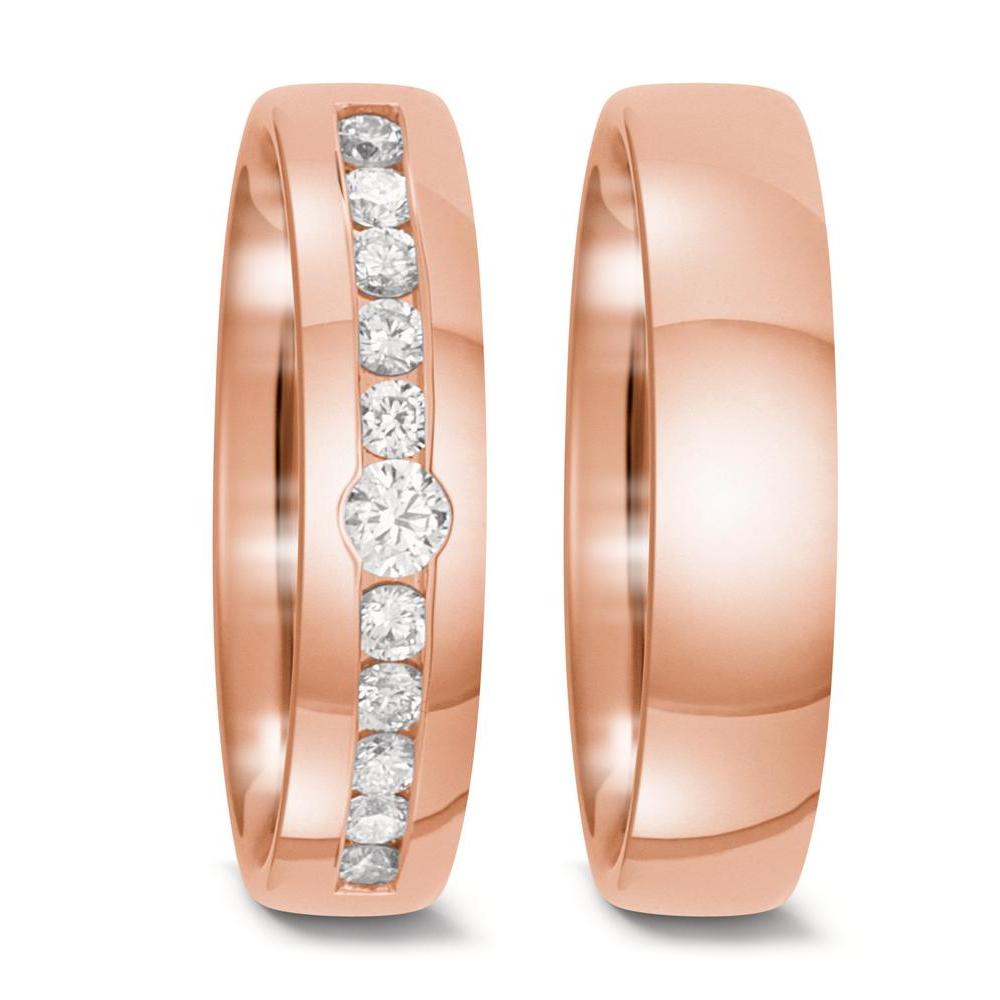 Partnerring 750/18 K rött guld