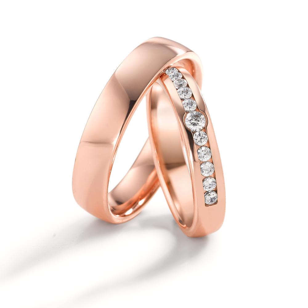 Partnerring 750/18 K rött guld