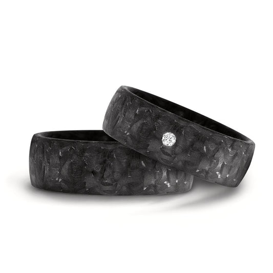 Partnerring Kol diamant 0.03 ct, w-si