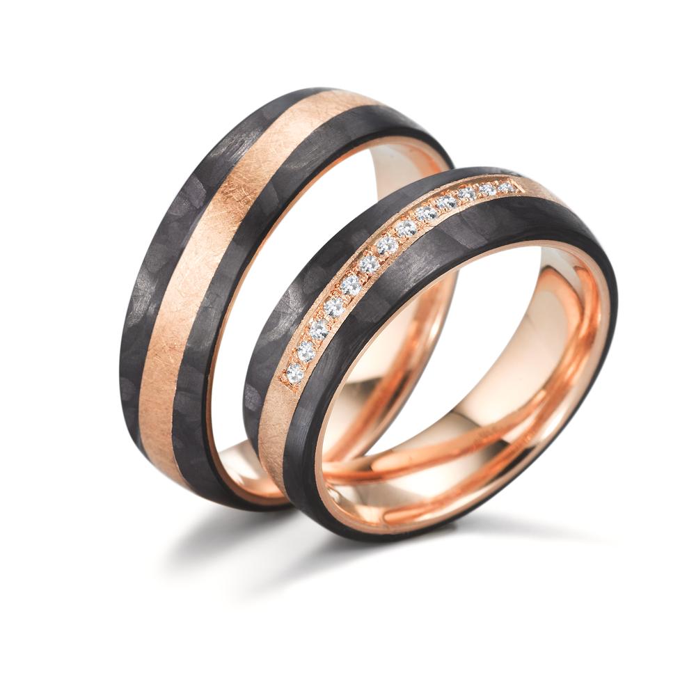 Partnerring 585/14 K roséguld, Kol
