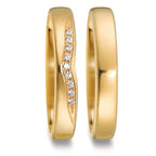 Partnerring 750/18 K gult guld