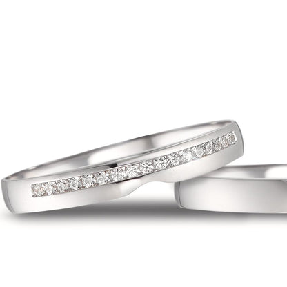 Partnerring 750/18 K vitguld