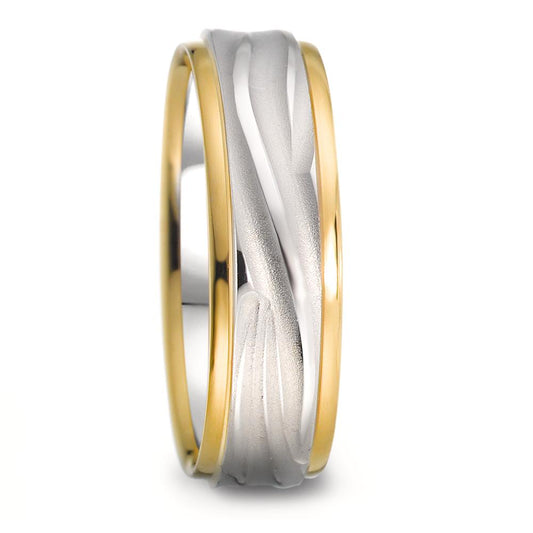 Partnerring 750/18 K vitguld, 750/18 K gult guld