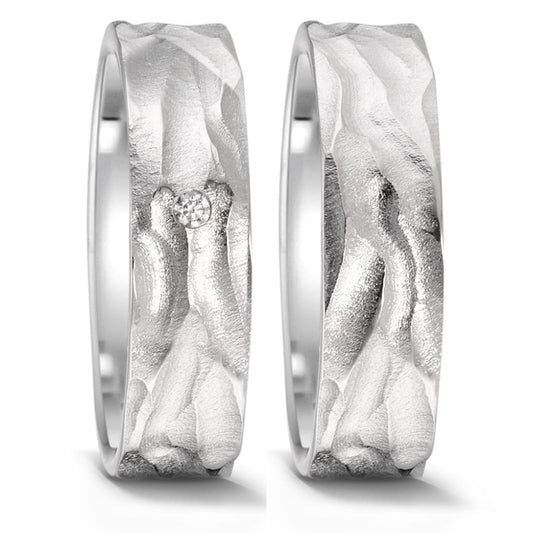 Partnerring 750/18 K vitguld