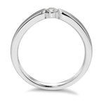 Solitärring 750/18 K vitguld diamant vit, 0.15 ct, [Brillant], w-si