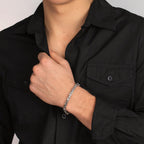 Armband rostfritt stål 21 cm