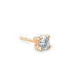 Örhängen 1 st 750/18 K gult guld diamant 0.25 ct, w-si