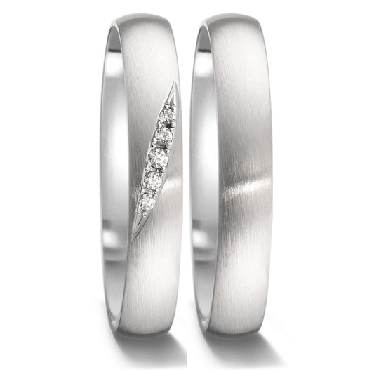 Partnerring 750/18 K vitguld