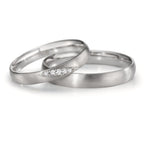 Partnerring 750/18 K vitguld