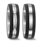 Finger ring 585/14 K vitguld, Kol diamant 0.06 ct, 6 stenar, tw-si