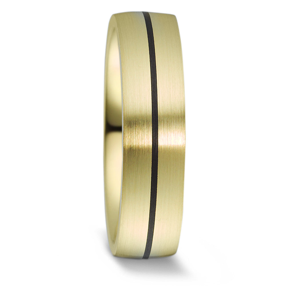 Partnerring 585/14 K gult guld, Kol