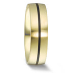 Partnerring 585/14 K gult guld, Kol