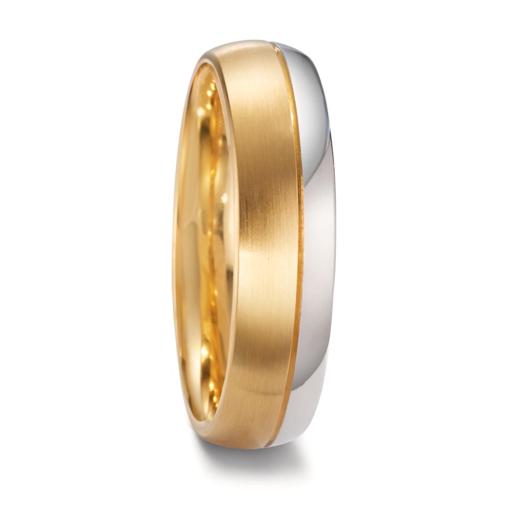 Partnerring 750/18 K vitguld, 750/18 K gult guld