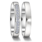Partnerring 750/18 K vitguld
