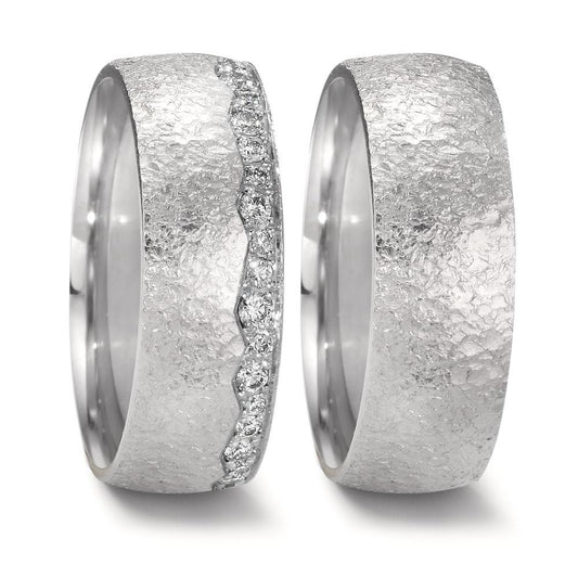 Partnerring 750/18 K vitguld