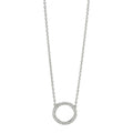Collier 750/18 K vitguld diamant 0.115 ct, w-si 42 cm Ø10 mm