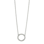 Collier 750/18 K vitguld diamant 0.115 ct, w-si 42 cm Ø10 mm