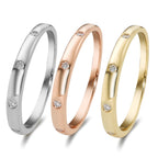 Sätt i ring 750/18 K vitguld, 750/18 K gult guld, 750/18 K rött guld diamant 0.13 ct, 13 stenar, w-si