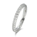 Minnesring 750/18 K vitguld diamant 0.08 ct, 16 stenar, tw-vsi