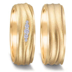 Partnerring 750/18 K gult guld