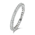 Minnesring 750/18 K vitguld diamant 0.75 ct, w-si
