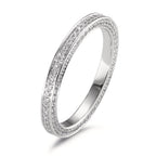 Minnesring 750/18 K vitguld diamant vit, 0.50 ct, 155 stenar, w-si