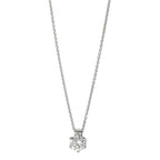Collier 585/14 K vitguld diamant 0.22 ct, w-si 39.5-42 cm