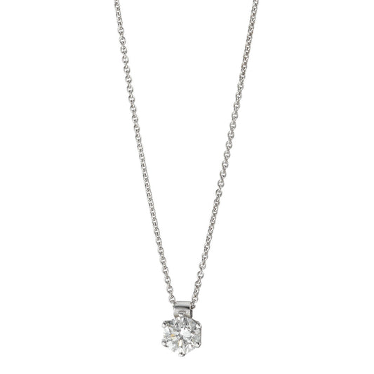 Collier 585/14 K vitguld diamant 0.22 ct, w-si 39.5-42 cm