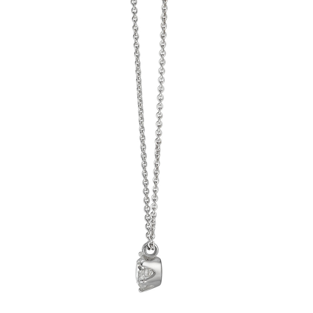 Collier 585/14 K vitguld diamant 0.22 ct, w-si 39.5-42 cm