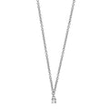 Collier 750/18 K vitguld diamant 0.04 ct, w-si 40-42 cm
