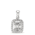 Hängsmycke 750/18 K vitguld diamant vit, 0.28 ct, w-si