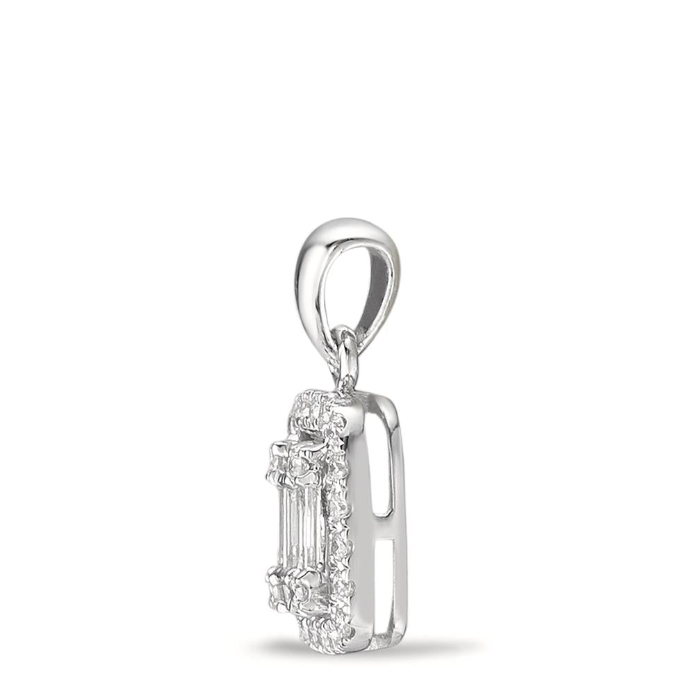 Hängsmycke 750/18 K vitguld diamant vit, 0.28 ct, w-si