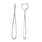 Örhängen 750/18 K vitguld diamant 0.29 ct, w-si