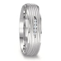 Partnerring 750/18 K vitguld diamant 0.045 ct, 5 stenar, w-si