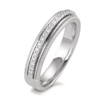 Finger ring 750/18 K vitguld diamant 0.21 ct, 23 stenar, [Brillant], w-si