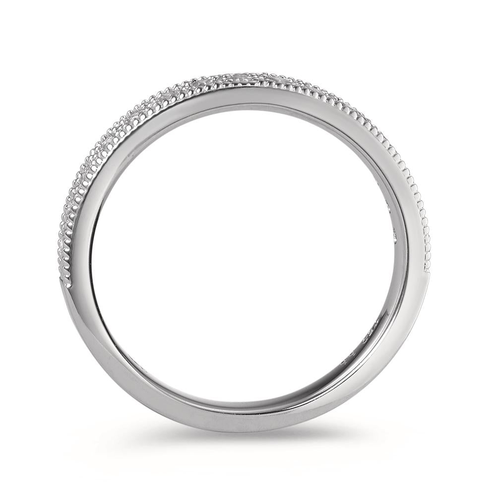 Minnesring 750/18 K vitguld diamant 0.25 ct, 15 stenar, [Brillant], w-si