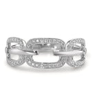 Finger ring 750/18 K vitguld diamant 0.20 ct, [Brillant], w-si