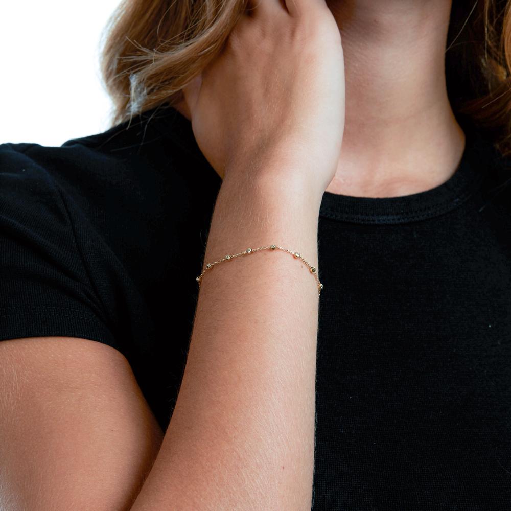 Armband 750/18 K gult guld
