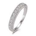 Minnesring 750/18 K vitguld diamant 0.35 ct, 10 stenar, w-si