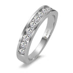 Minnesring 750/18 K vitguld diamant 0.50 ct, 10 stenar, w-si