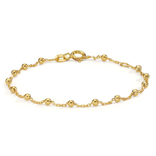 Armband Silver gul guldpläterad 16-18 cm