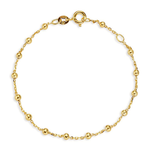 Armband Silver gul guldpläterad 16-18 cm