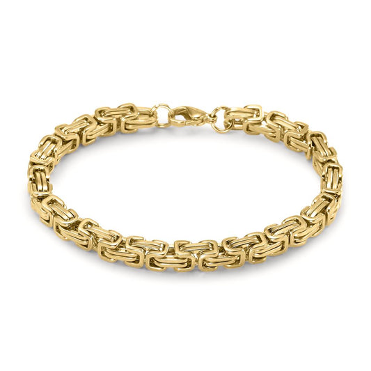 Armband rostfritt stål gul IP-belagd 22 cm