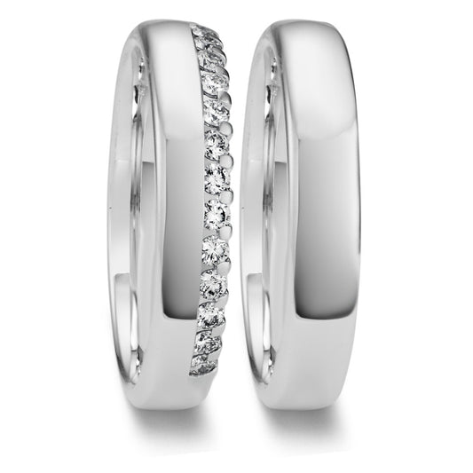 Partnerring 750/18 K vitguld
