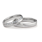 Partnerring 750/18 K vitguld