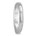 Partnerring 750/18 K vitguld diamant 0.064 ct, 14 stenar, w-vsi