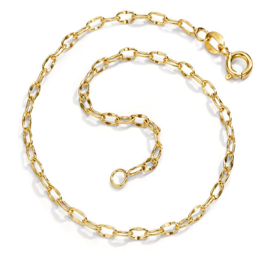 Vristlänk 585/14 K gult guld 24 cm