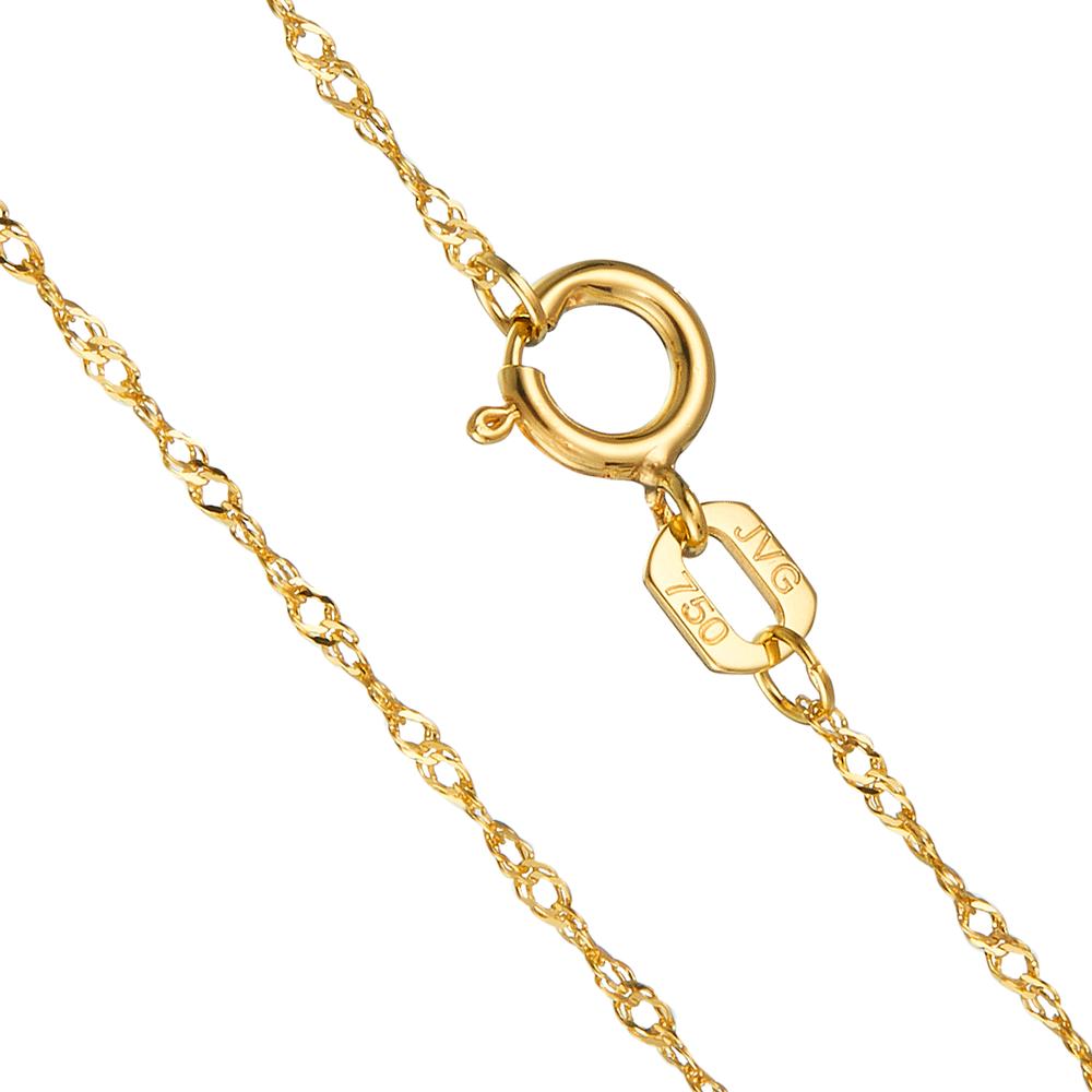 Halsband 750/18 K gult guld 36 cm
