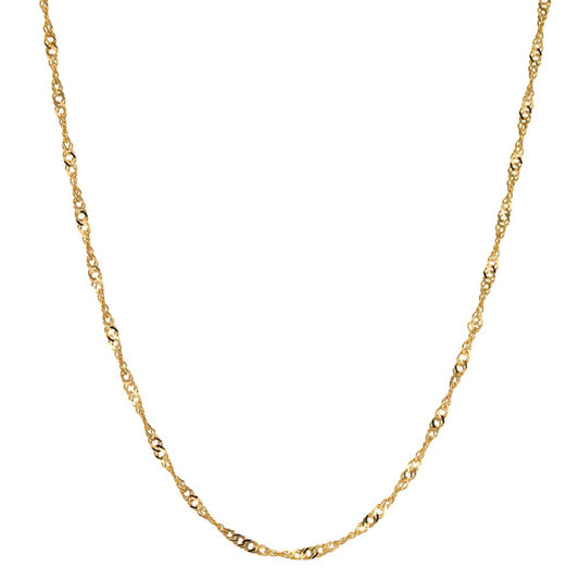 Halsband 750/18 K gult guld 38 cm
